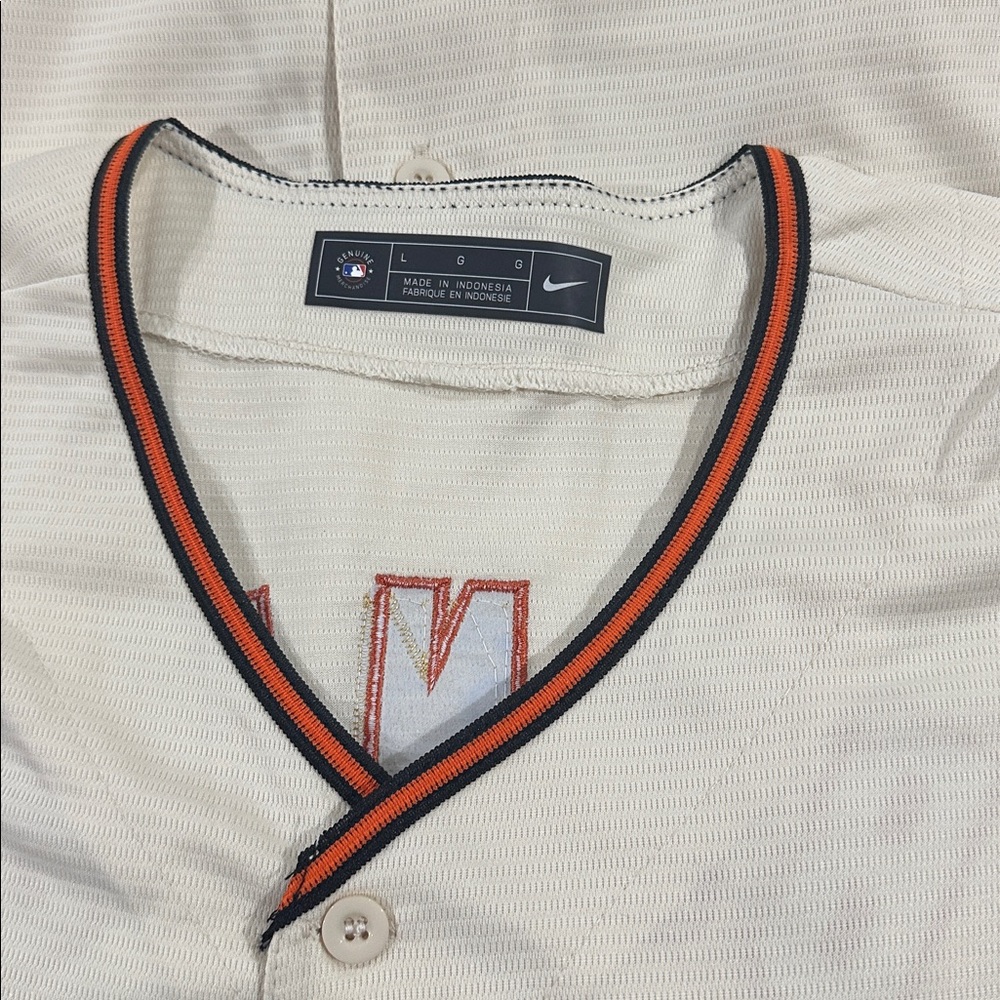 Men's Chipper Jones White Atlanta Braves Home Limited Jersey Size L - Picture 2 of 5